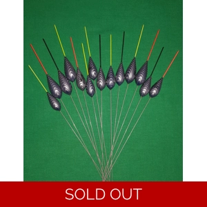 'MATCH RANGE' CLEARANCE x 14 Pole Floats (SRG027)